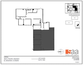 300 N Pacific Coast Hwy, El Segundo, CA for lease Floor Plan- Image 1 of 1