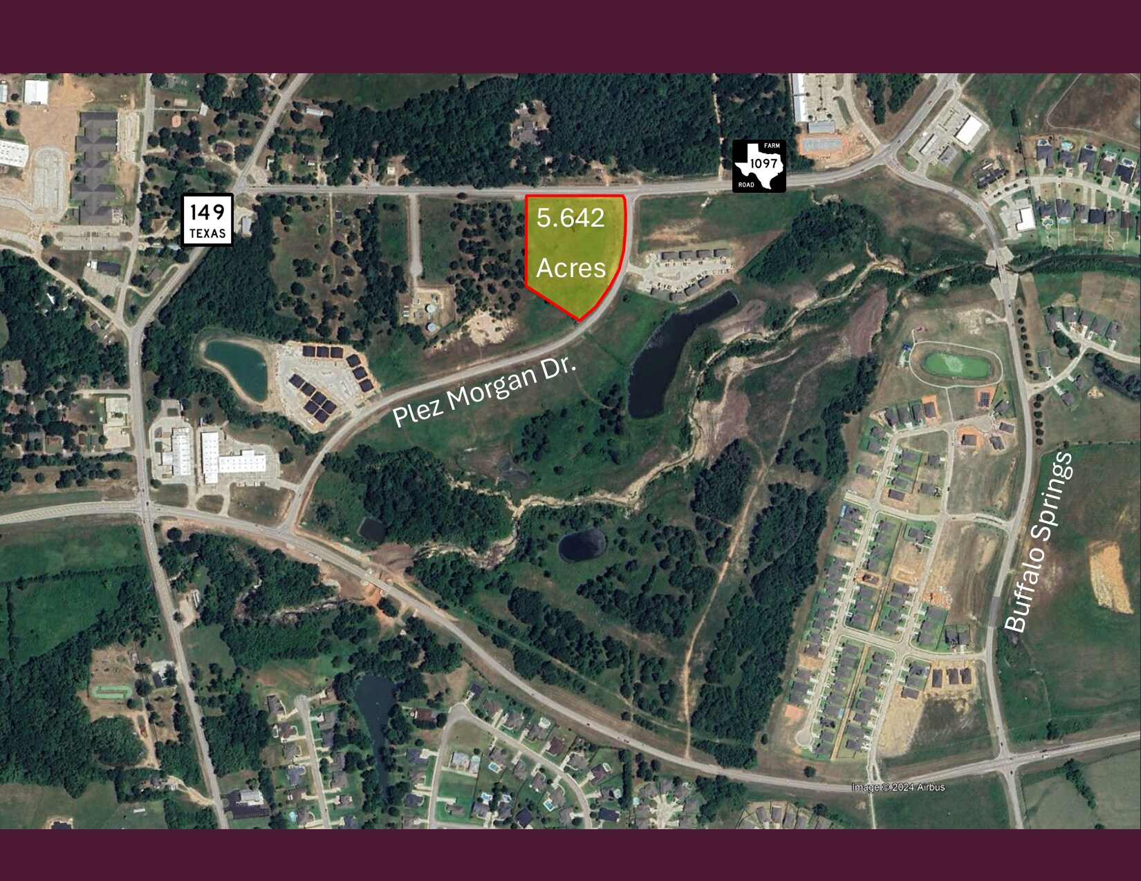 FM 1097, Montgomery, TX for sale Aerial- Image 1 of 1