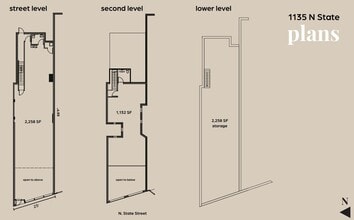 1135 N State St, Chicago, IL for lease Floor Plan- Image 1 of 1