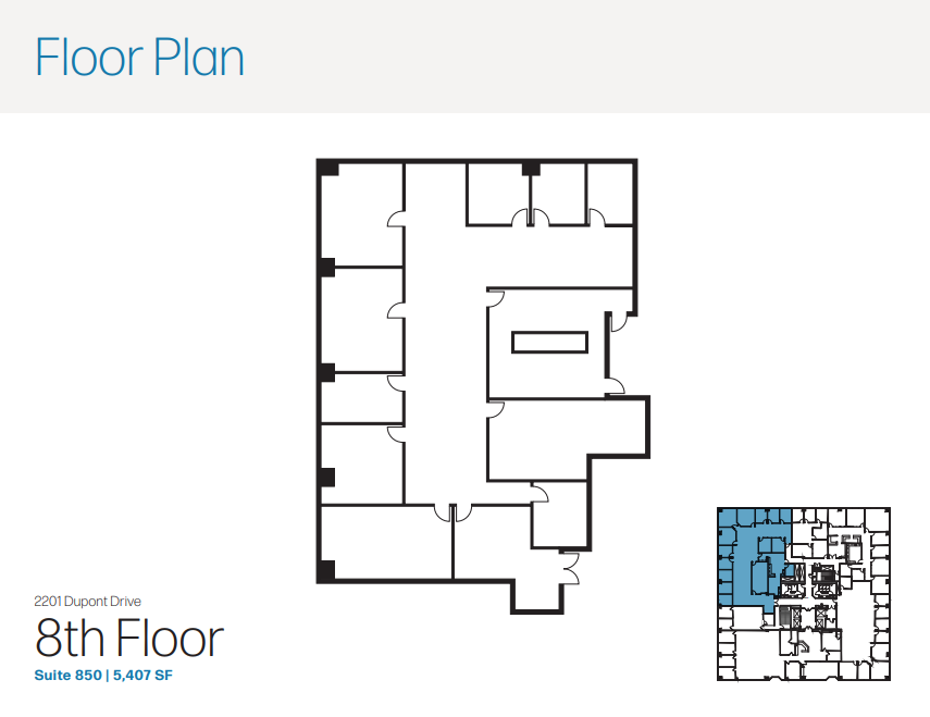 2201 DuPont Dr, Irvine, CA for lease Floor Plan- Image 1 of 1