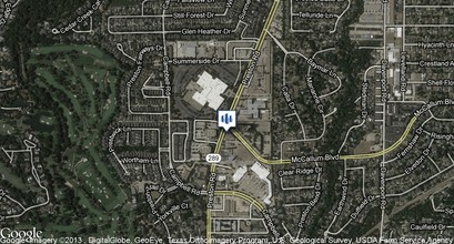 17290 Preston Rd, Dallas, TX - aerial  map view