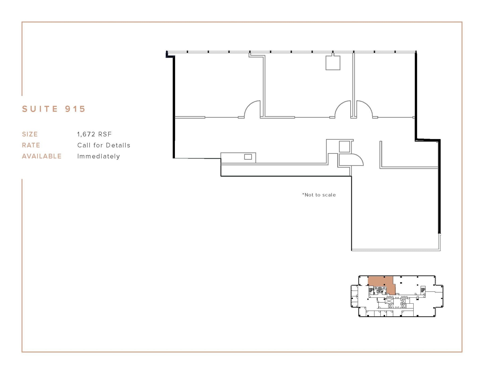 11611 San Vicente Blvd, Los Angeles, CA for lease Floor Plan- Image 1 of 6