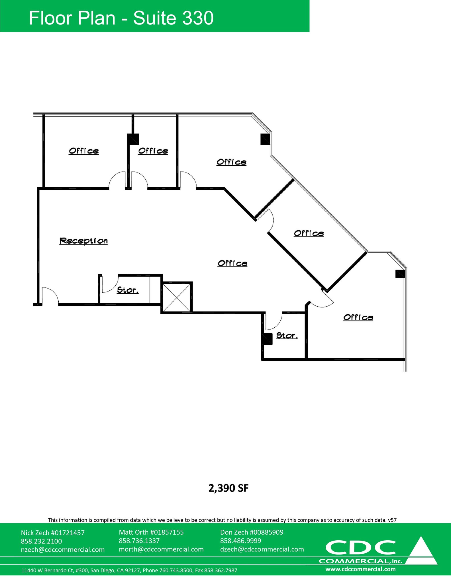 613 W Valley Pky, Escondido, CA for lease Floor Plan- Image 1 of 1