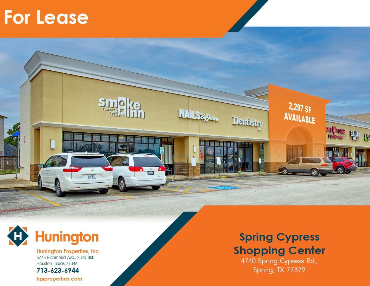 4740 Spring Cypress Rd, Spring, TX for sale Building Photo- Image 1 of 1