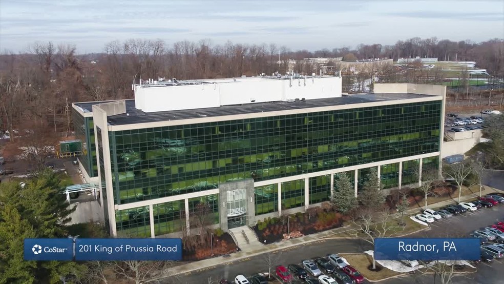 201 King of Prussia Rd, Radnor, PA for lease - Aerial Video - Image 2 of 16