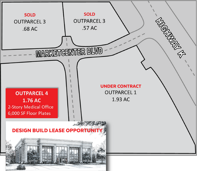 1600 Marketcenter Blvd, O'Fallon, MO for sale - Site Plan - Image 2 of 3