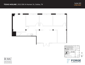 302-306 N Market St, Dallas, TX for lease Floor Plan- Image 1 of 1