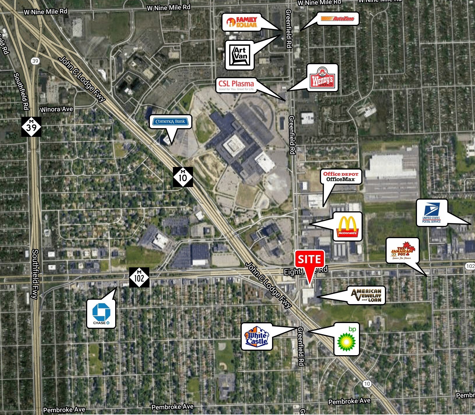 20500 Greenfield Rd, Detroit, MI for sale Building Photo- Image 1 of 1