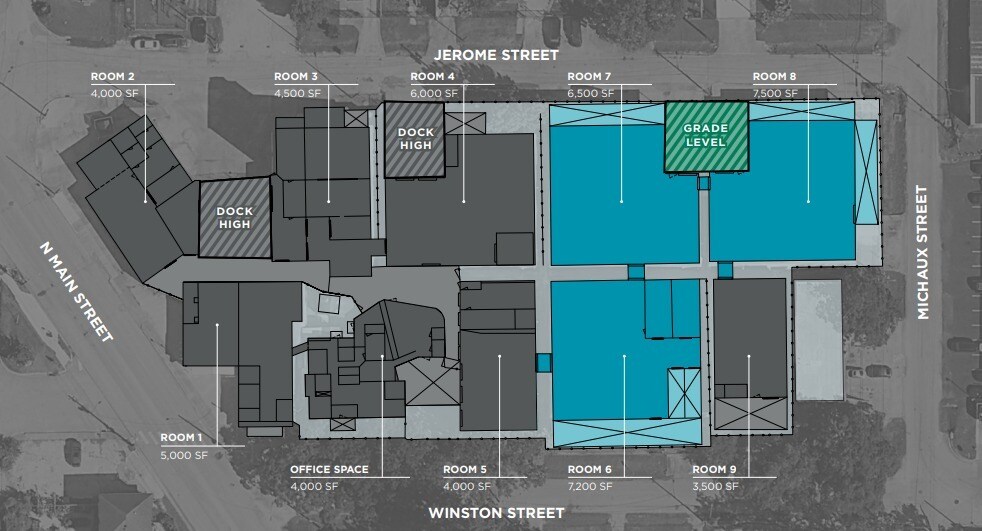 5200 N Main St, Houston, TX for lease Site Plan- Image 1 of 1