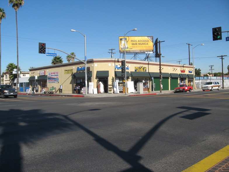 601-609 Manchester Ave, Los Angeles, CA for lease - Building Photo - Image 1 of 2