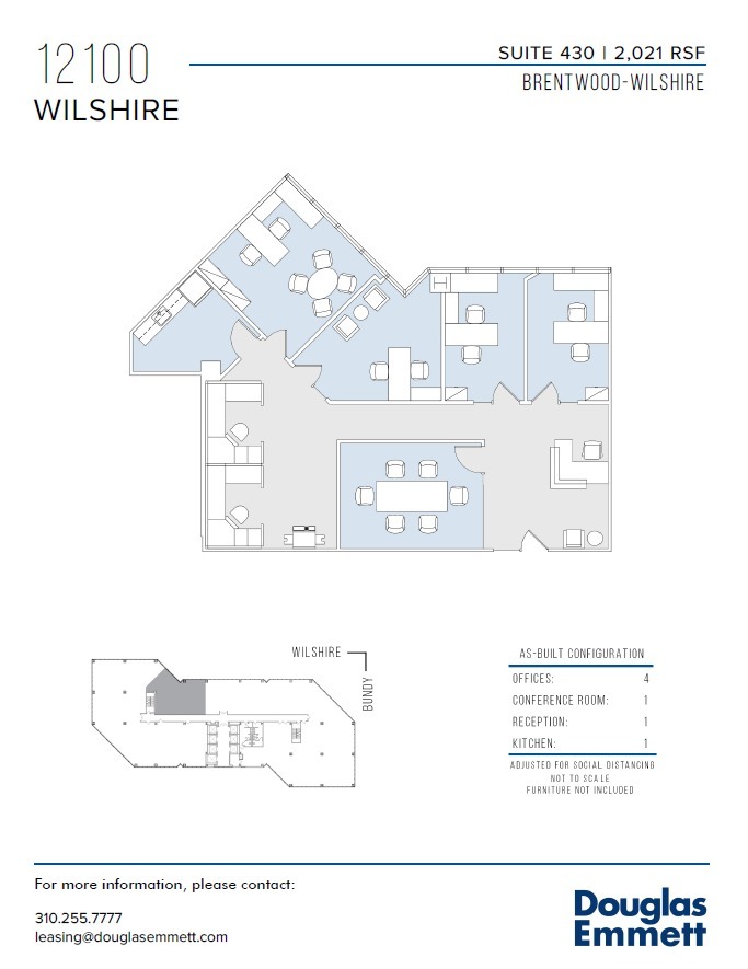 12100 Wilshire Blvd, Los Angeles, CA for lease Floor Plan- Image 1 of 1