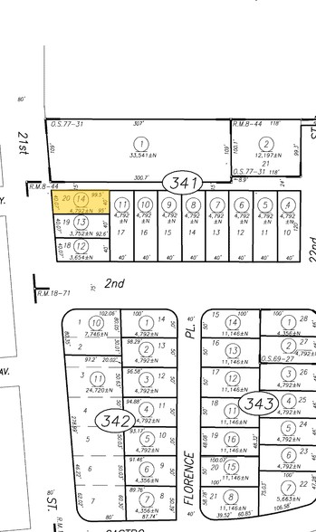 2650 21st St, Sacramento, CA for lease - Plat Map - Image 3 of 58