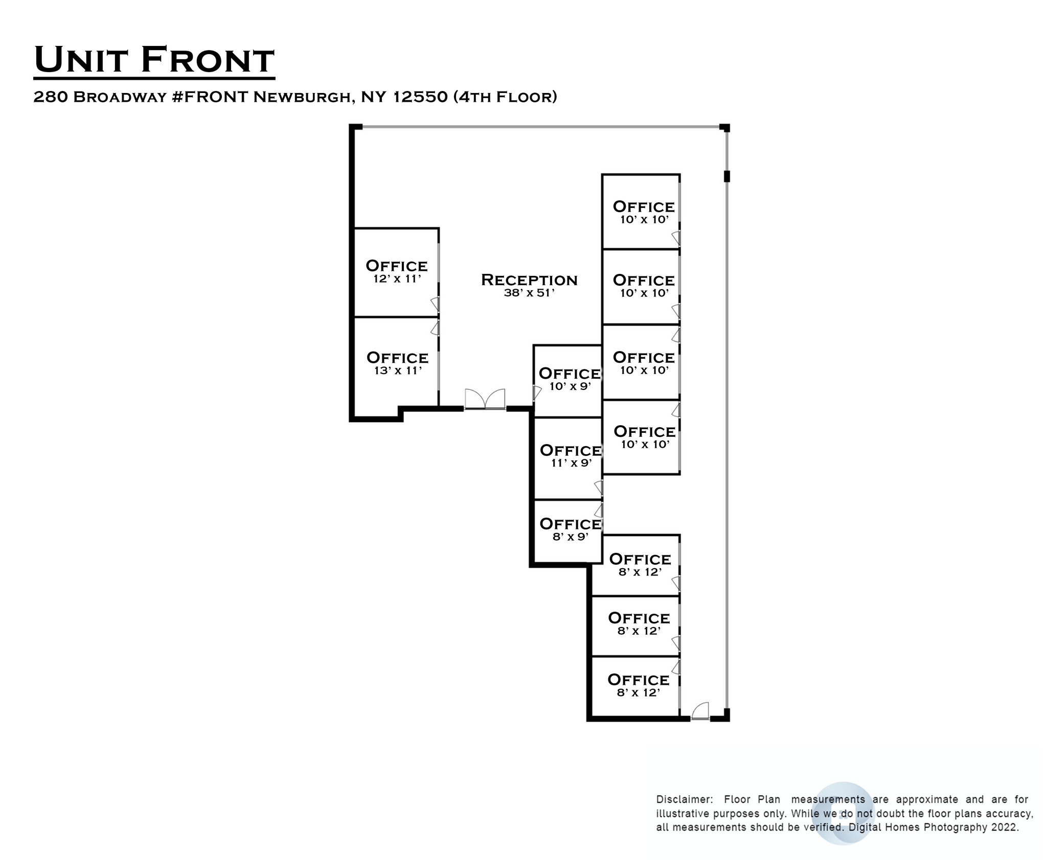 280-290 Broadway, Newburgh, NY for lease Floor Plan- Image 1 of 33