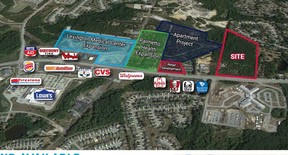 Clemson Rd, Columbia, SC for sale - Aerial - Image 1 of 1