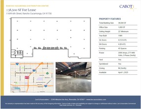 11699 6th St, Rancho Cucamonga, CA for lease Floor Plan- Image 1 of 1