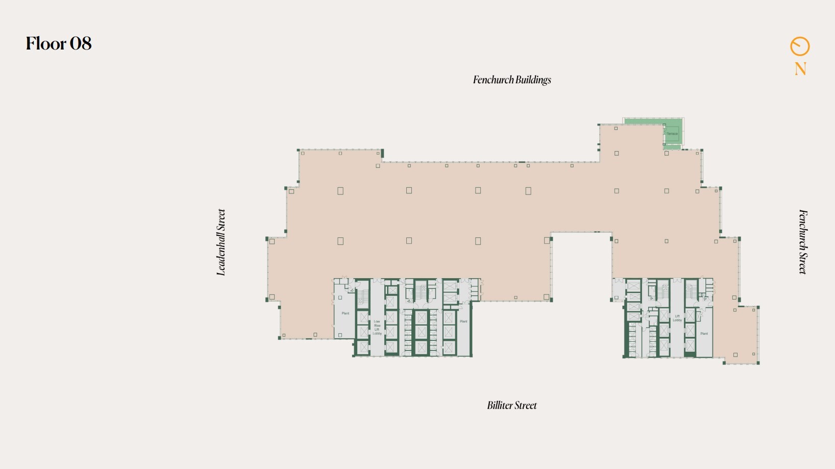 40 Leadenhall St, London for lease Typical Floor Plan- Image 1 of 2