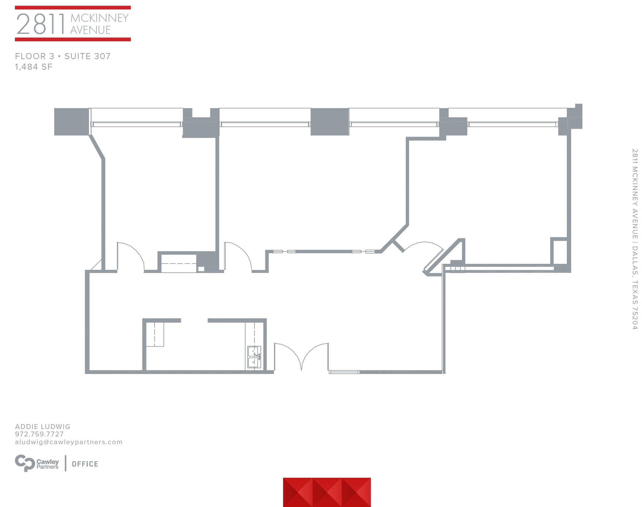 2811 McKinney Ave, Dallas, TX for lease Floor Plan- Image 1 of 6