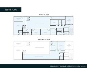 2229 Barry Ave, Los Angeles, CA for lease Floor Plan- Image 1 of 11