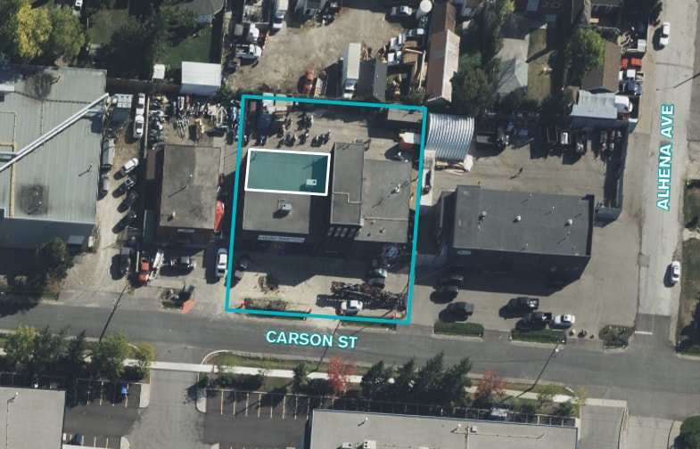 57-59 Carson St, Toronto, ON for lease - Aerial - Image 3 of 3