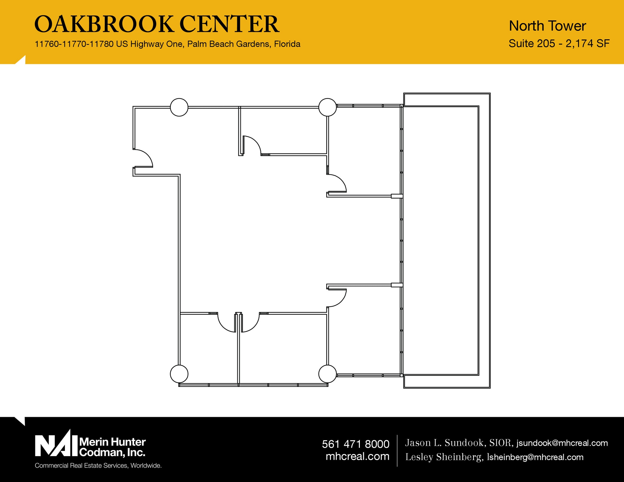 11780 US Highway 1, Palm Beach Gardens, FL for lease Floor Plan- Image 1 of 2