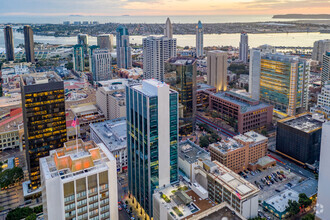 180 Broadway, San Diego, CA - aerial  map view