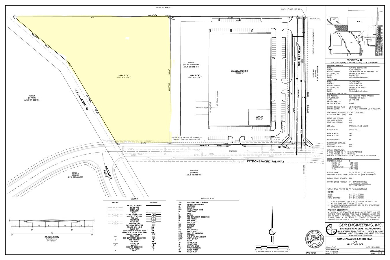 2501 Keystone Pacific Pky, Patterson, CA 95363 Light Industrial