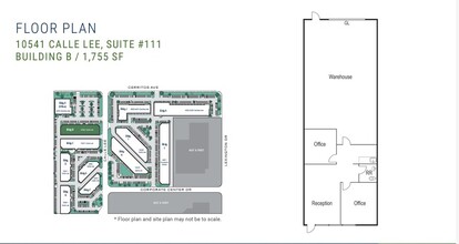 10541 Calle Lee, Los Alamitos, CA for lease Floor Plan- Image 1 of 1