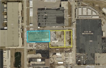 4301 N Richards St, Milwaukee, WI - aerial  map view