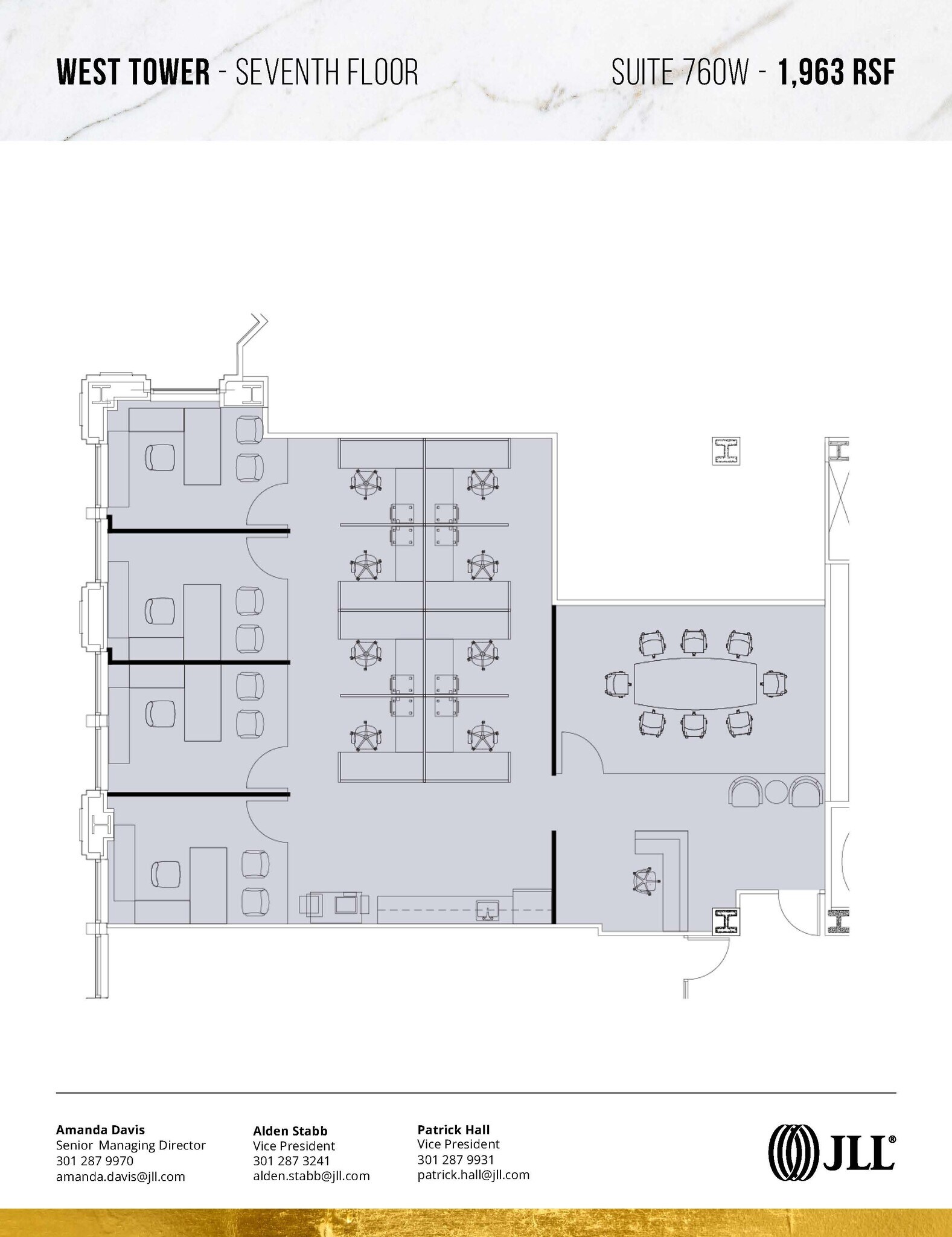 7501 Wisconsin Ave, Bethesda, MD for lease Floor Plan- Image 1 of 2