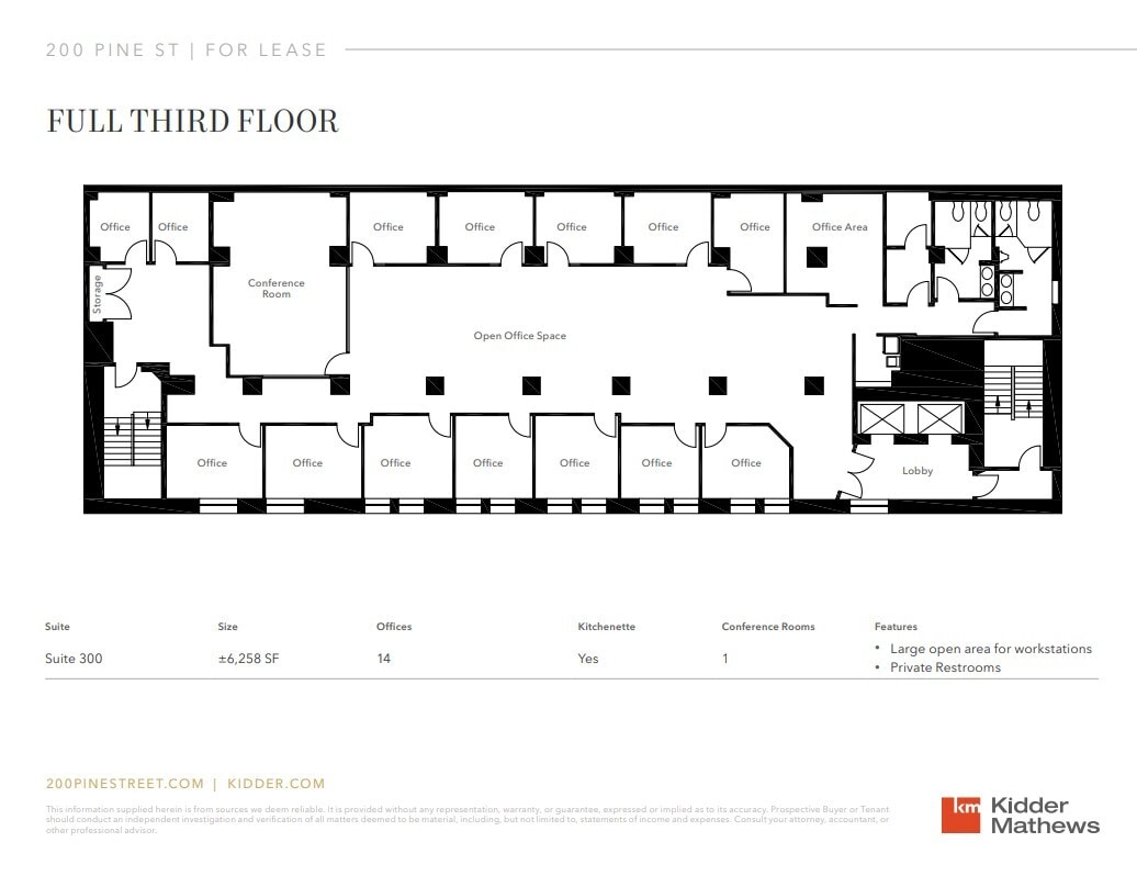 200-216 Pine St, San Francisco, CA for sale Floor Plan- Image 1 of 7
