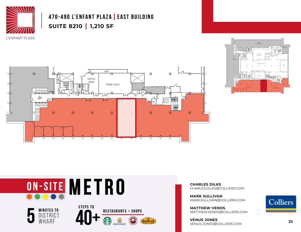 470-490 L'Enfant Plz SW, Washington, DC for lease Floor Plan- Image 1 of 1