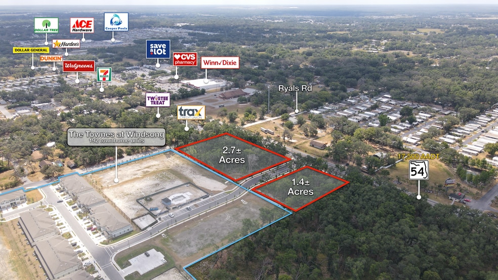 SR 54 & Nathan Pearl St., Zephyrhills, FL for sale - Building Photo - Image 2 of 4