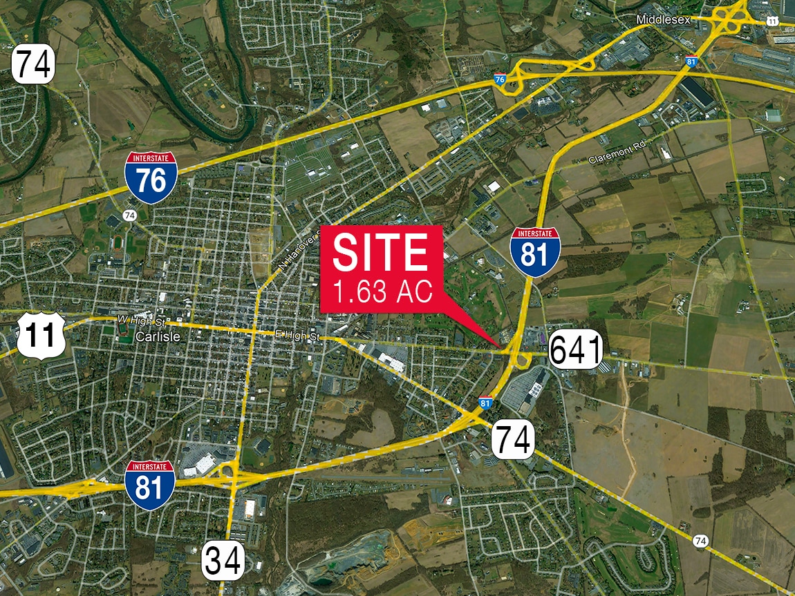 1940 W Trindle Rd, Carlisle, PA for sale Aerial- Image 1 of 3