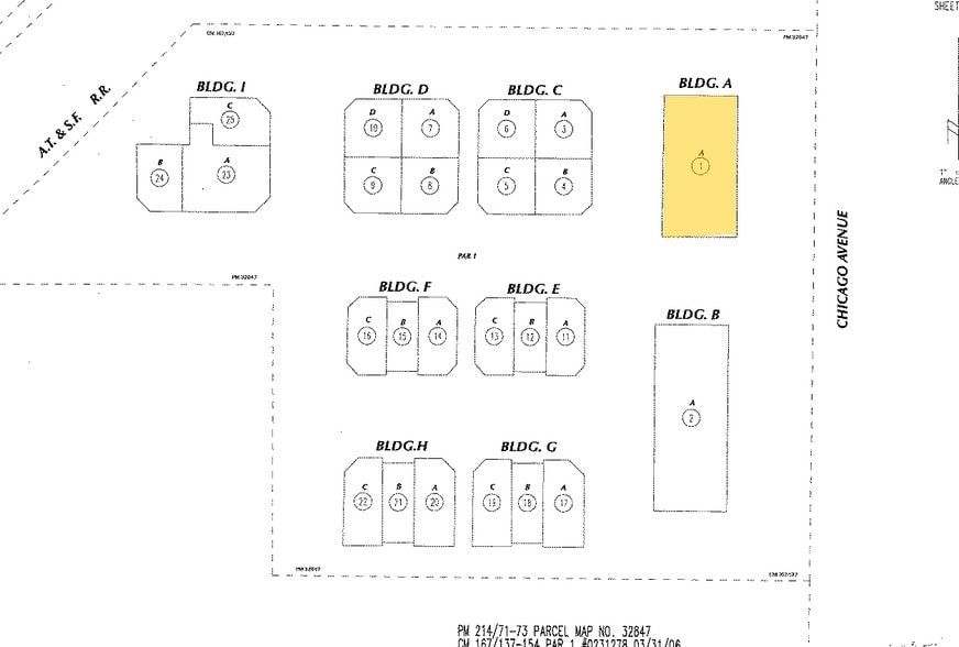 1825 Chicago Ave, Riverside, CA for lease - Plat Map - Image 2 of 8