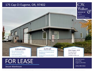 More details for 175 Cap St, Eugene, OR - Industrial for Lease