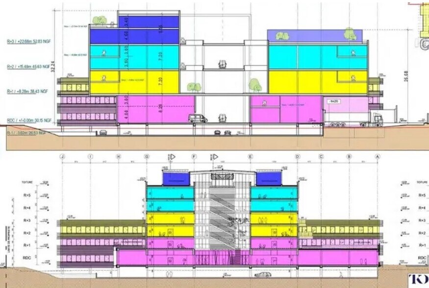 Office in Gennevilliers for lease - Site Plan - Image 3 of 7