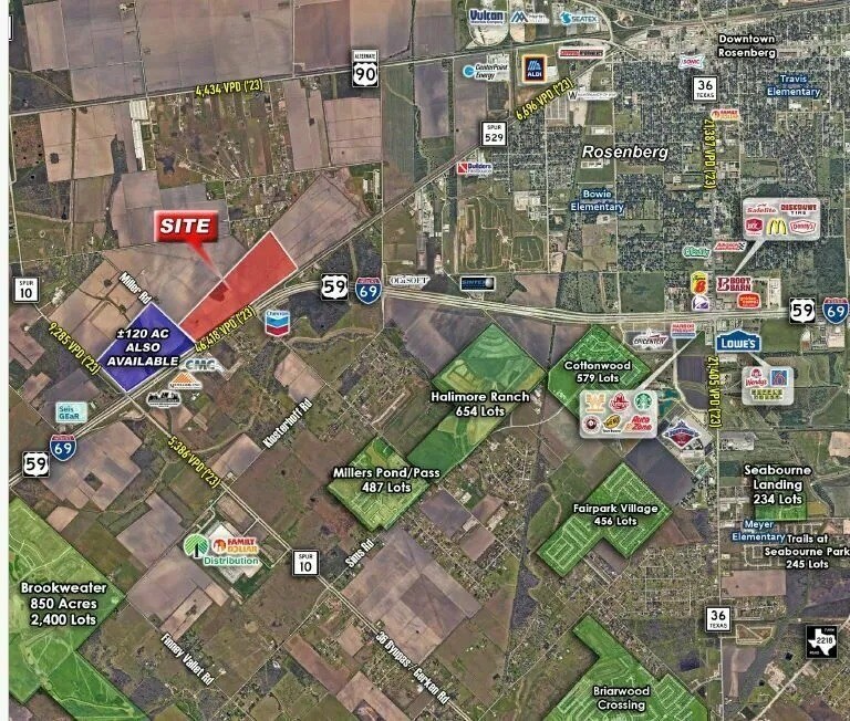 S US 59 Hwy, Rosenberg, TX for sale Plat Map- Image 1 of 7