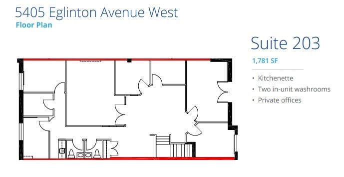 5397 Eglinton Ave W, Toronto, ON for lease Floor Plan- Image 1 of 1
