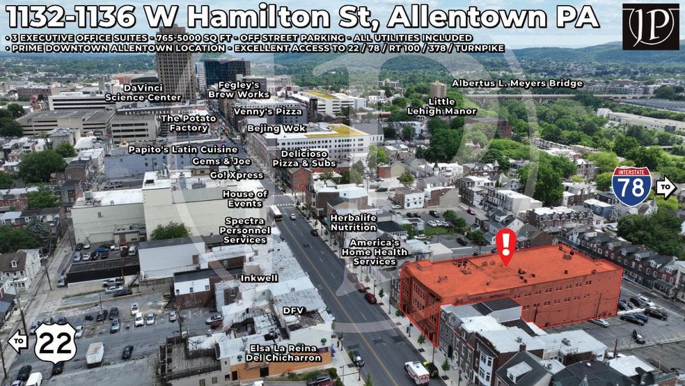 1132-1136 W Hamilton St, Allentown, PA for lease - Building Photo - Image 1 of 72