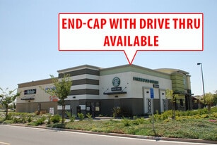 Drive-Thru End Cap Space for Lease - Drive Through Restaurant