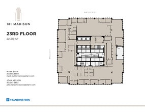 181 W Madison St, Chicago, IL for lease Floor Plan- Image 2 of 2