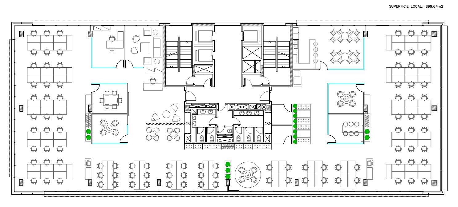 Carrer de Llull, 275-295, Barcelona, Barcelona for lease Typical Floor Plan- Image 1 of 2