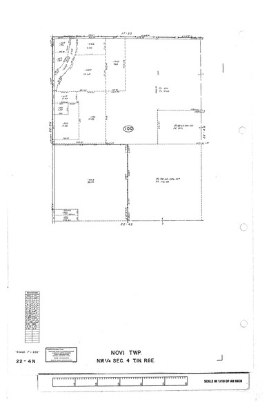 31164-31208 Beck Rd, Novi, MI for lease - Plat Map - Image 2 of 16