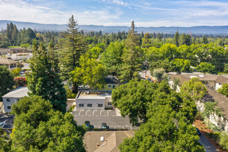 120B Santa Margarita Ave, Menlo Park, CA - aerial  map view