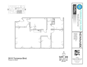 3400 Torrance Blvd, Torrance, CA for lease Floor Plan- Image 1 of 1