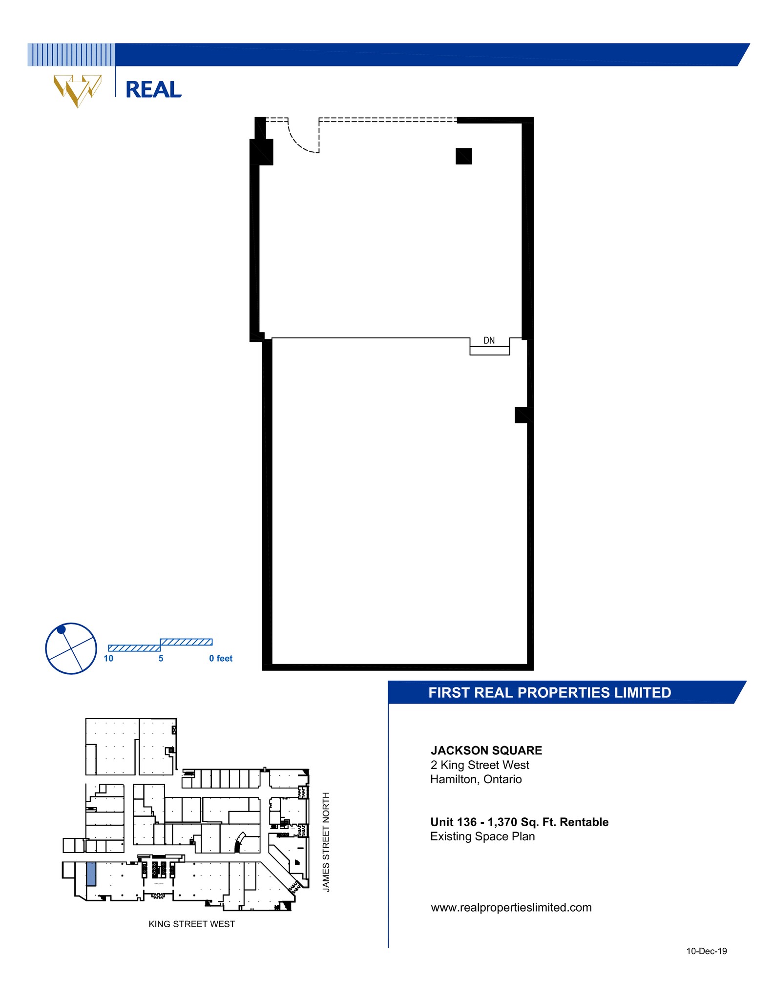 100, 110, and 120 King St W, Hamilton, ON for lease Site Plan- Image 1 of 1