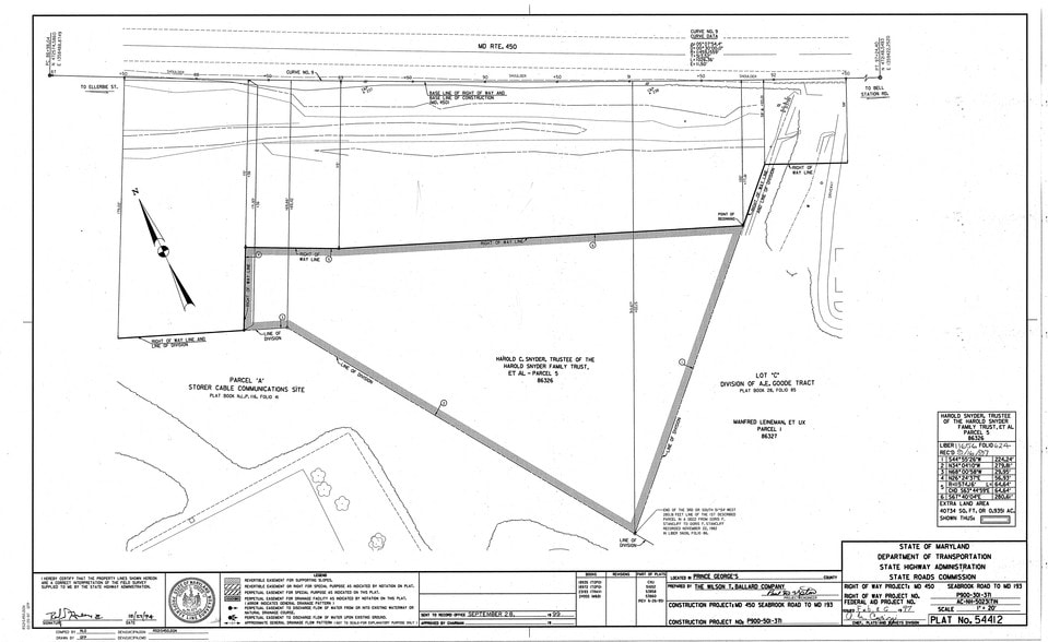 9601 Annapolis Rd, Lanham, MD for lease - Plat Map - Image 3 of 3
