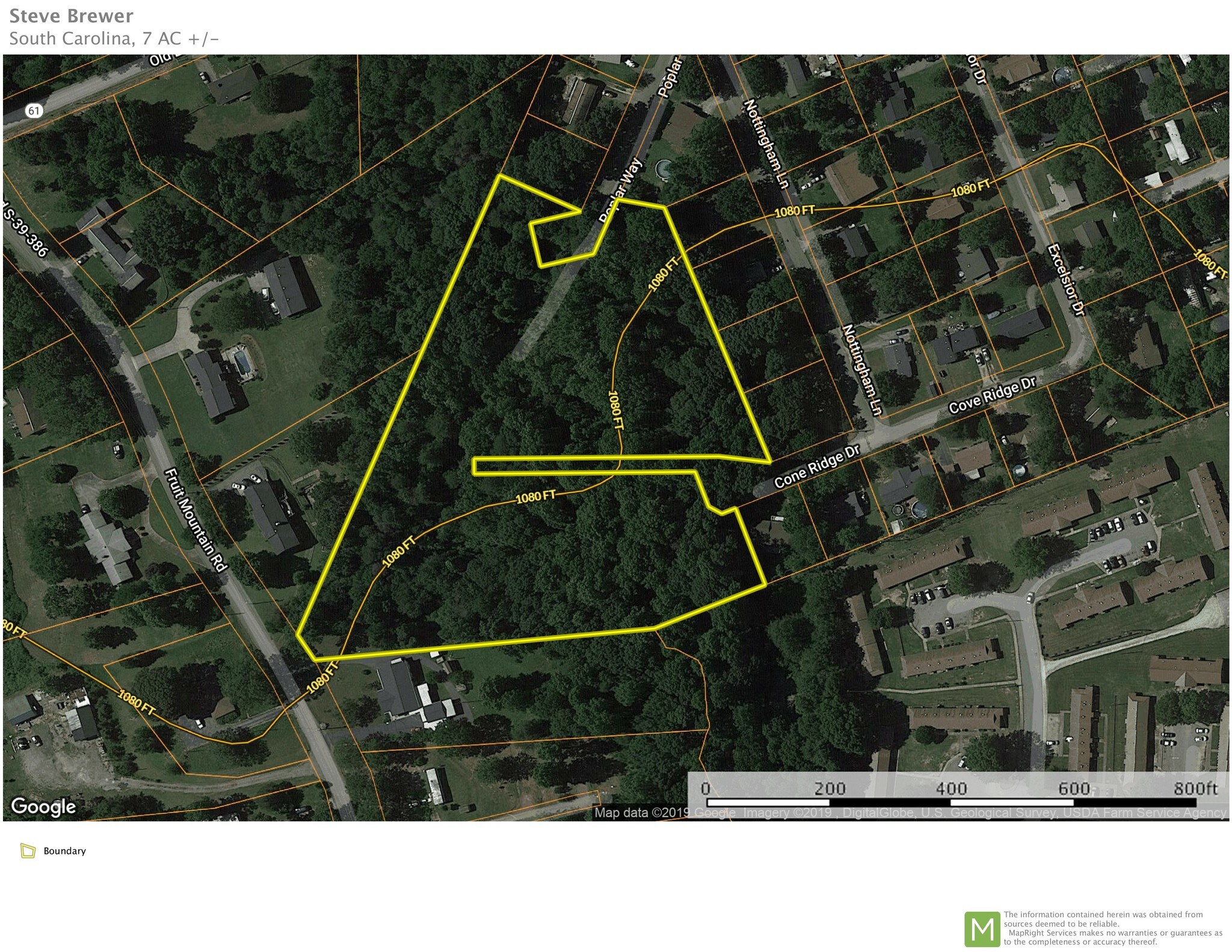 Fruit Mountain Rd, Easley, SC for sale Primary Photo- Image 1 of 1