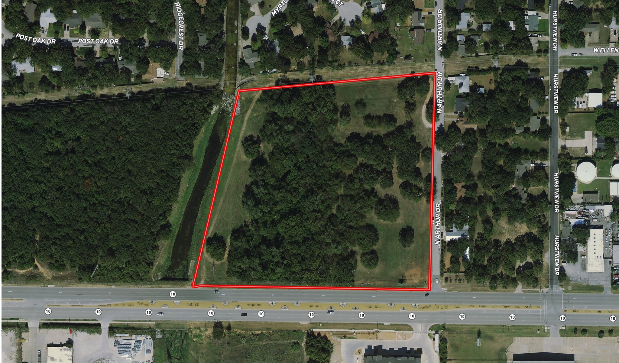 500 W Hurst Blvd, Hurst, TX for sale Aerial- Image 1 of 1