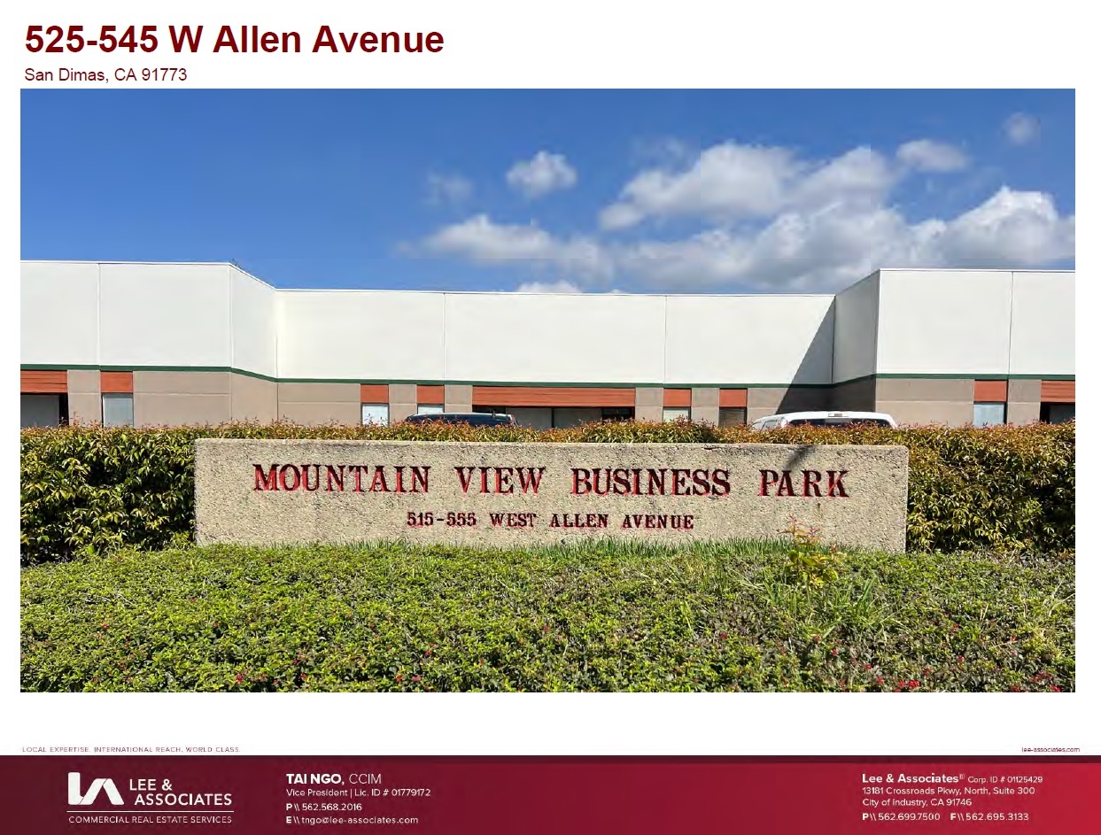 545 W Allen Ave, San Dimas, CA for lease Building Photo- Image 1 of 5